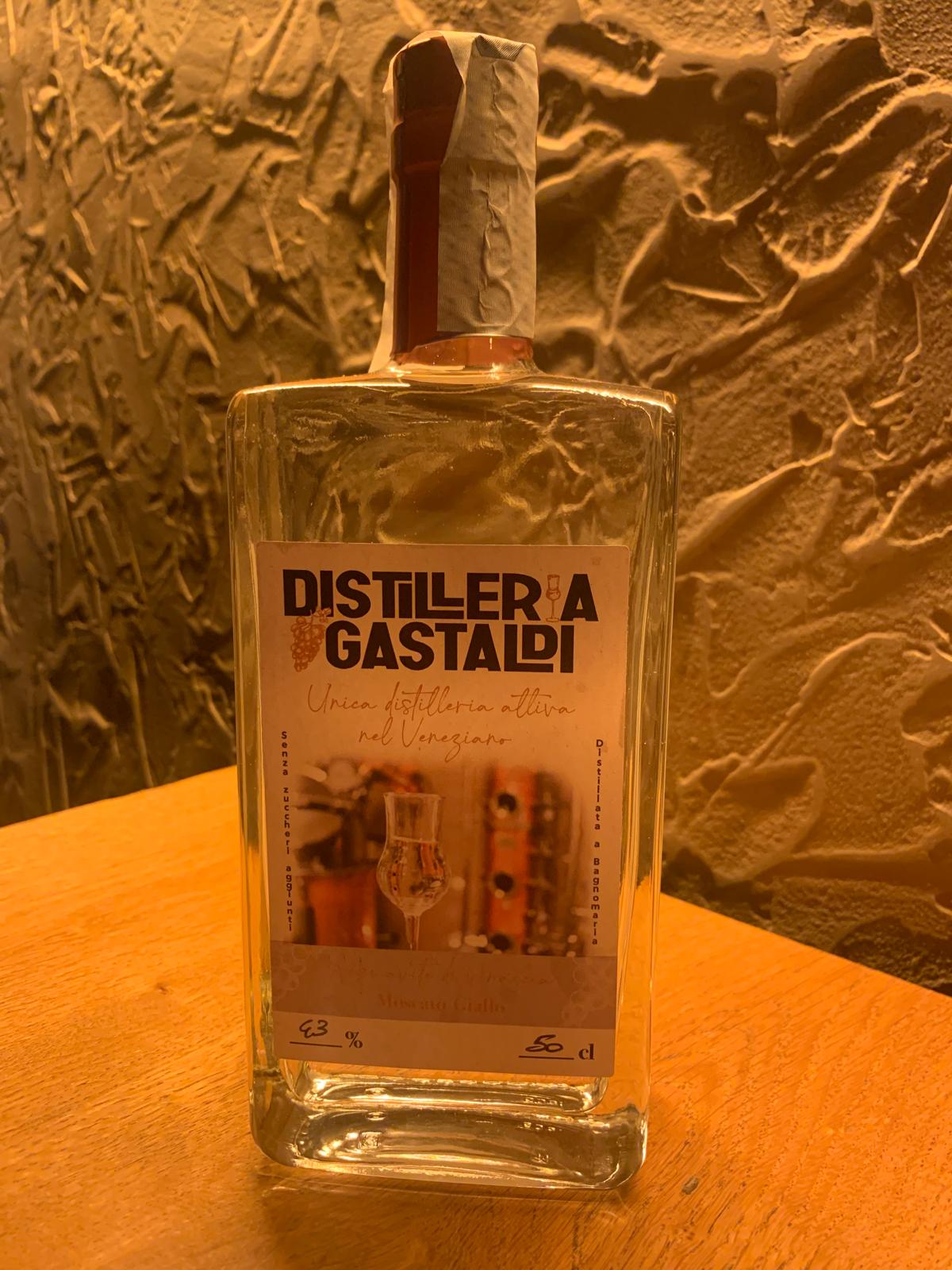 Acquavite di Vinaccia Moscato Giallo.