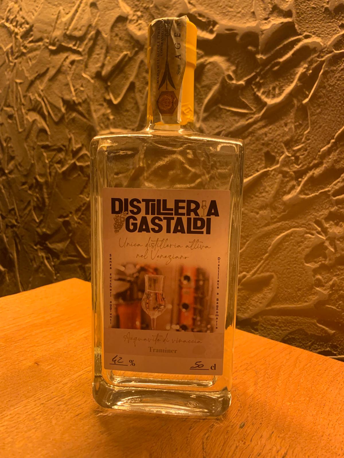 Acquavite di vinaccia Traminer/ Distilleria Gastaldi
